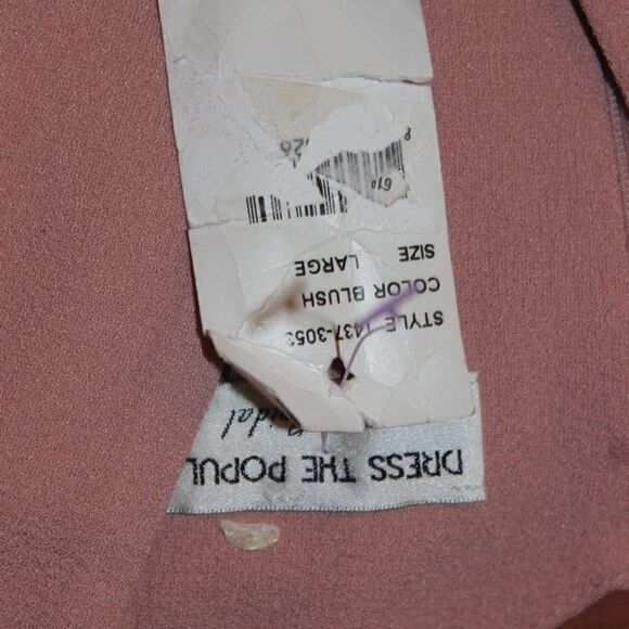 NEW Dress the Population Iris Gown blush  Party Maxi Dress Women's L ($198) - Picture 10 of 14